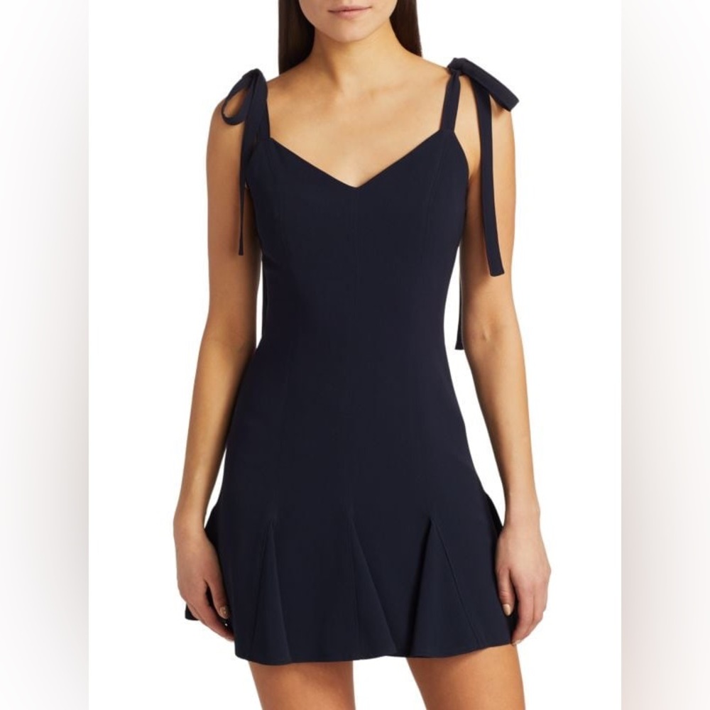 Cinq A Sept- Kristy Tie-Strap Mini Dress- Navy- Size 4 BRAND NEW